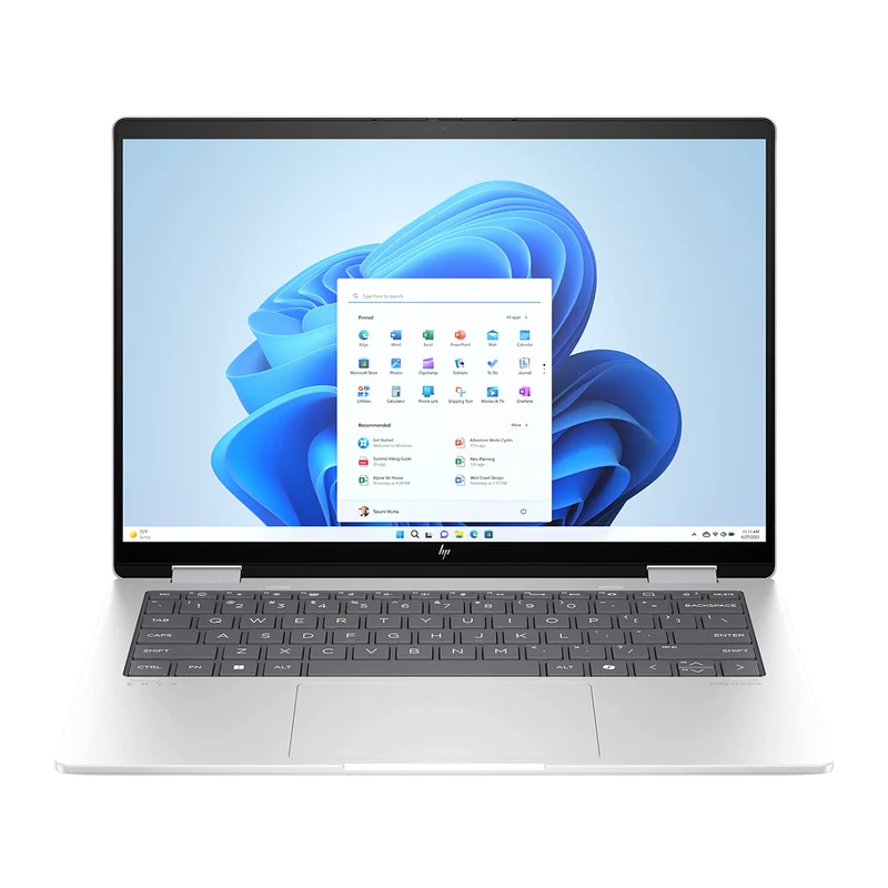 HP Envy x360 14-fa0079AU 2-in-1 Laptop (Glacier Silver) | 14" 2.8K (2880x1800) OLED 120Hz Touch | Ryzen 7 8840HS | 16GB RAM | 1TB SSD | AMD Radeon Graphics | Windows 11 Home | MS Office Home 2024 + HP Everyday 16" Laptop Briefcase