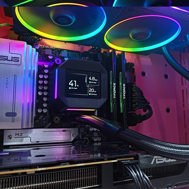 Aurora Macube 110 Pink Desktop Gaming PC | AMD Ryzen 7 7700 | 16GB RAM | 1TB SSD | RTX 5060 OC | Windows 11 Pro