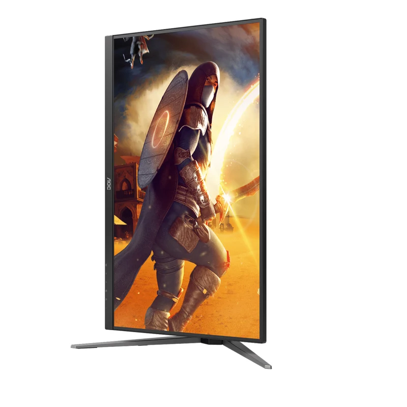 AOC Q27G4S/71 27" QHD (2560x1440) 320Hz 0.3ms MPRT IPS Adaptive Sync Gaming Monitor with Tilt, Height, Pivot & Swivel Adjustment (Black/Red)