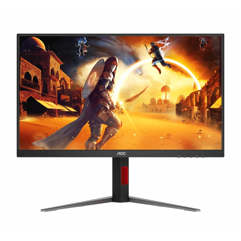 AOC Q27G4S/71 27" QHD (2560x1440) 320Hz 0.3ms MPRT IPS Adaptive Sync Gaming Monitor with Tilt, Height, Pivot & Swivel Adjustment (Black/Red)