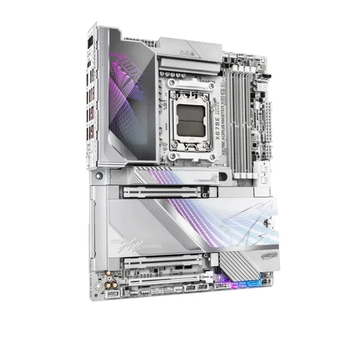 Gigabyte X870E Aorus Master X3D Ice DDR5 AMD Gaming Motherboard