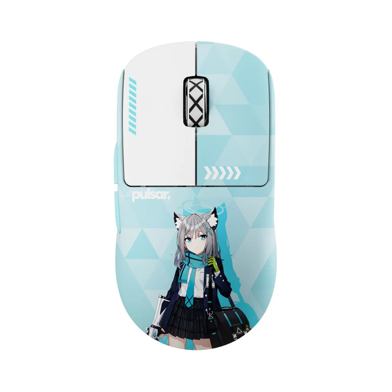 Pulsar X2 CrazyLight BlueArchive Shiroko Edition 8K Polling Rate Gaming Mouse Medium (PX2CL208)