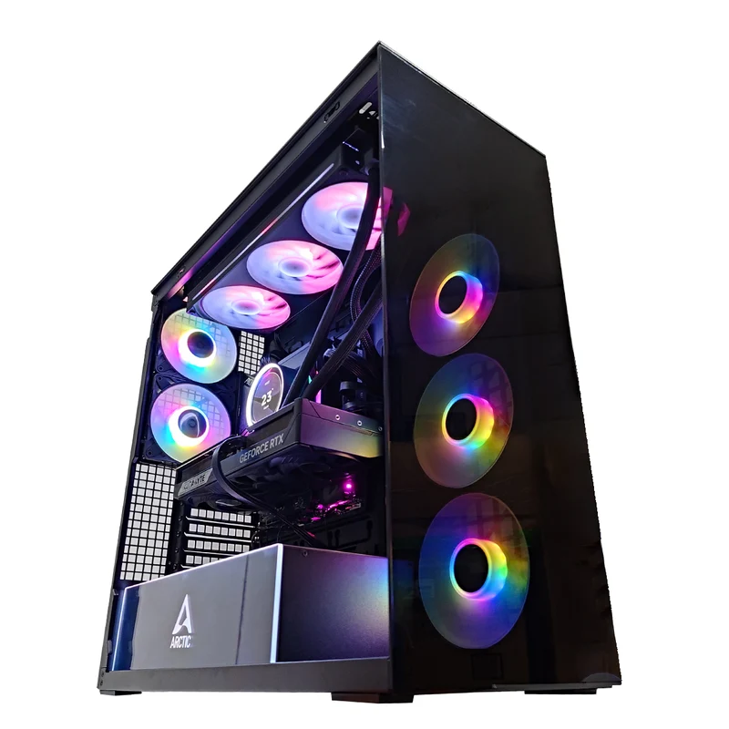 Ultra Xtender Black Desktop Gaming PC | Intel i7-14700K 14th Gen | 32GB RAM | 1TB SSD | RTX 5070 Ti | Windows 11 Pro