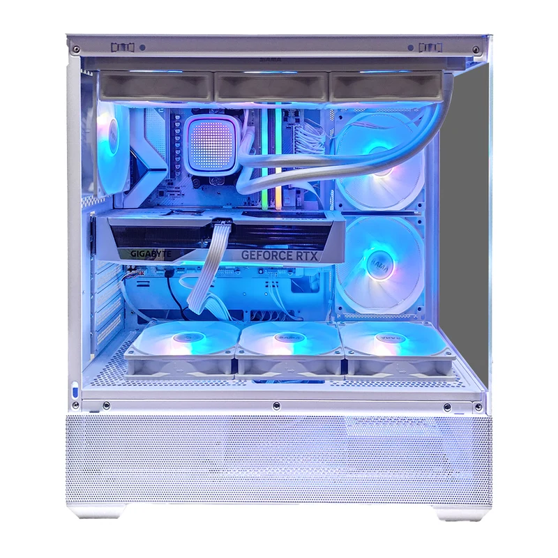 Optima V40 White Desktop Gaming PC | AMD Ryzen 7 7800X3D | 16GB RAM | 1TB SSD| RTX 5070 | Windows 11 Pro