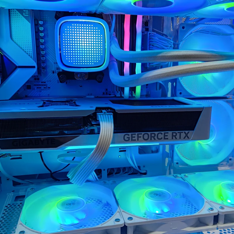 Optima V40 White Desktop Gaming PC | AMD Ryzen 7 7800X3D | 16GB RAM | 1TB SSD| RTX 5070 | Windows 11 Pro