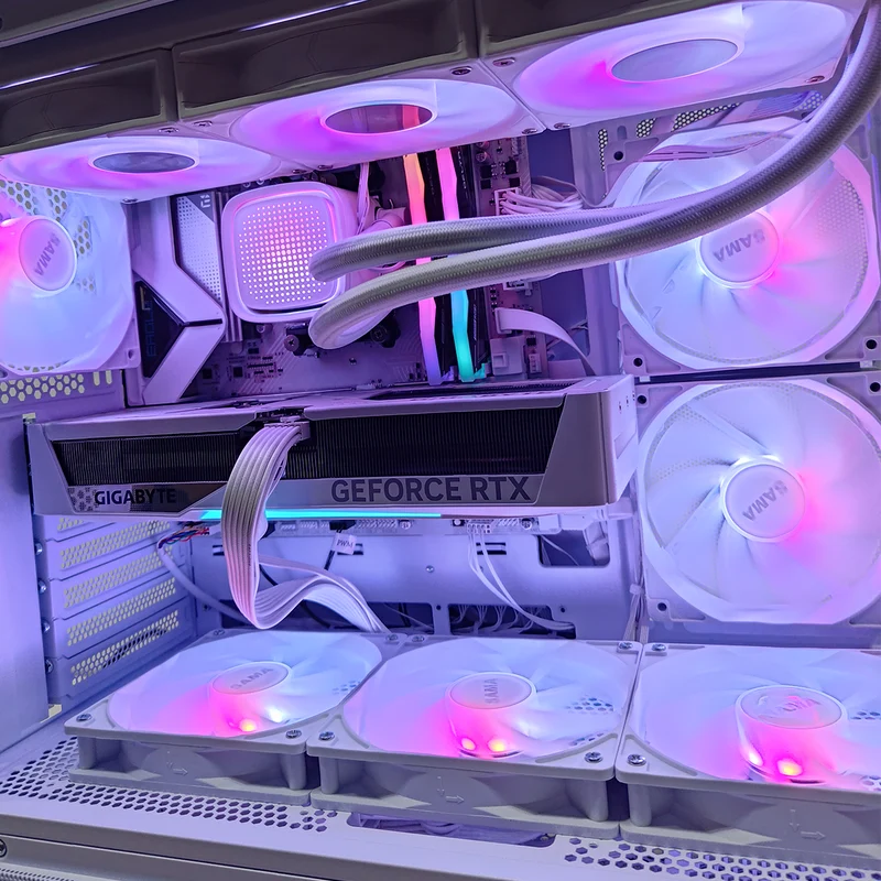 Optima V40 White Desktop Gaming PC | AMD Ryzen 7 7800X3D | 16GB RAM | 1TB SSD| RTX 5070 | Windows 11 Pro