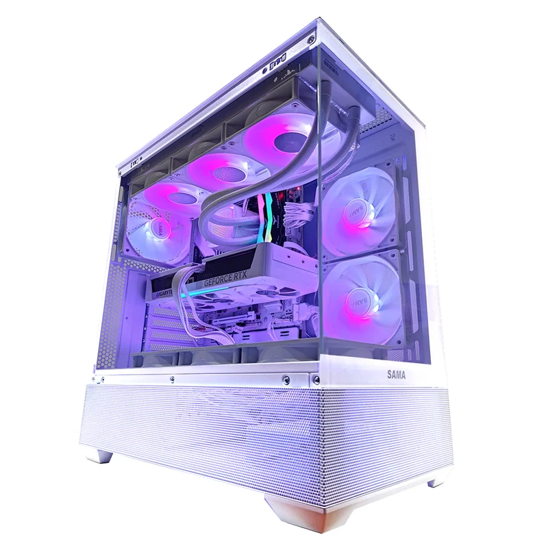 Optima V40 White Desktop Gaming PC | AMD Ryzen 7 7800X3D | 16GB RAM | 1TB SSD| RTX 5070 | Windows 11 Pro