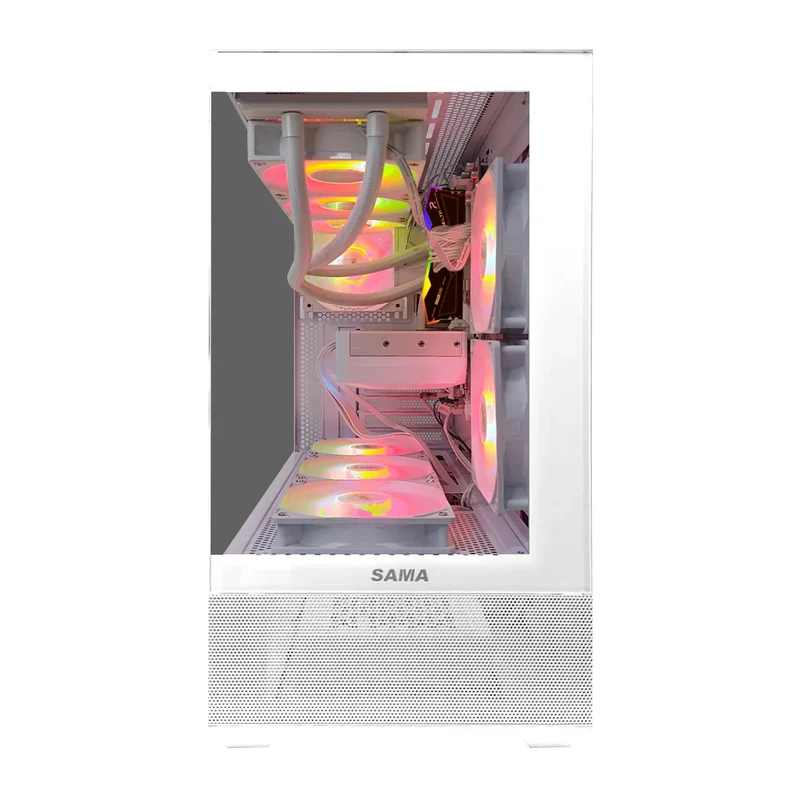 Optima V40 White Desktop Gaming PC | AMD Ryzen 7 7800X3D | 16GB RAM | 1TB SSD| RTX 5070 | Windows 11 Pro