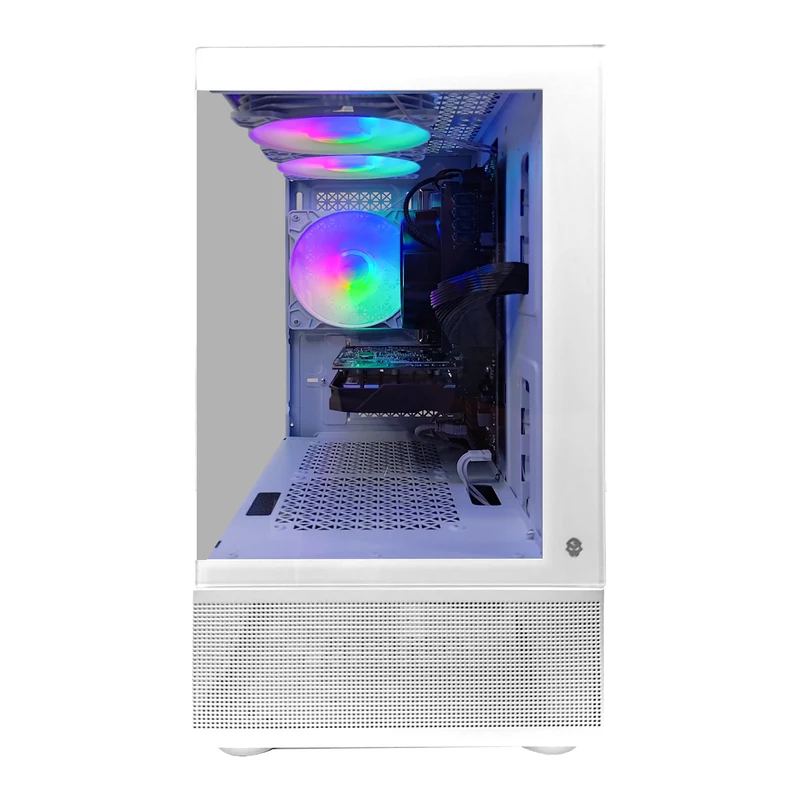 Alpha Reyna White Desktop Gaming PC | AMD Ryzen 5 5500 | 16GB RAM | 512GB SSD | RTX 3050| Windows 11 Pro