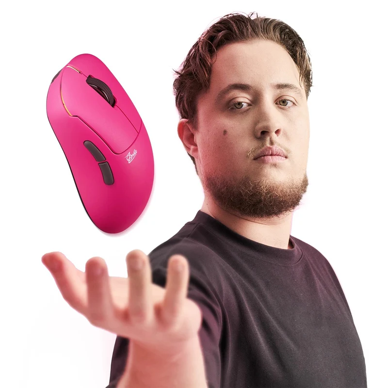 Pulsar ZywOo The Chosen Mouse Gen. 2 eSports Gaming Mouse Size 1 Limited Edition (Pink) (PZWG213)