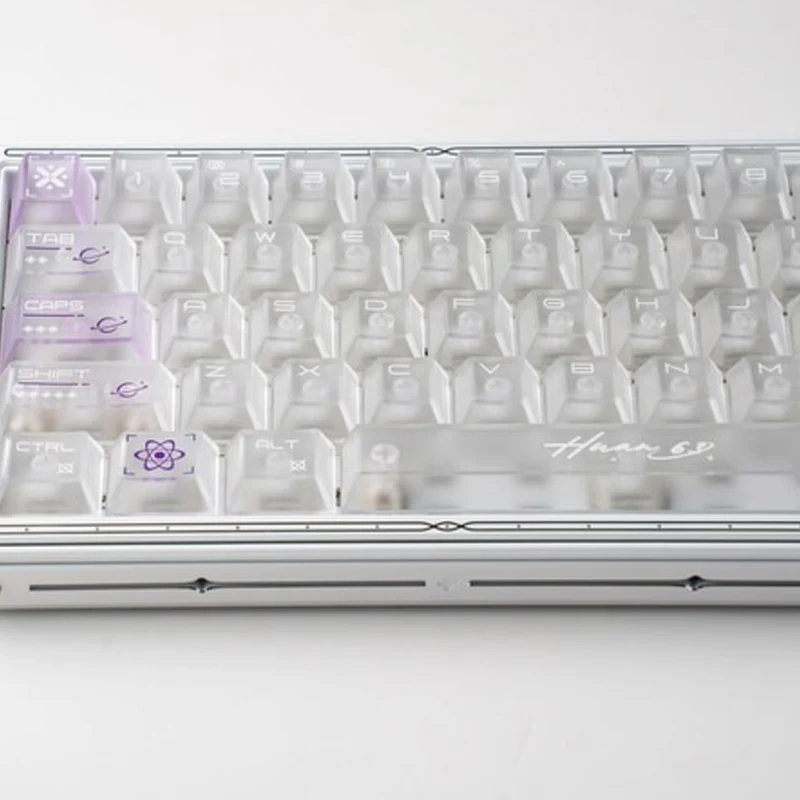 WLMouse HUAN63 HE Magnesium Alloys Keyboard (White) (KBD-HUAN63-WHITE-G)