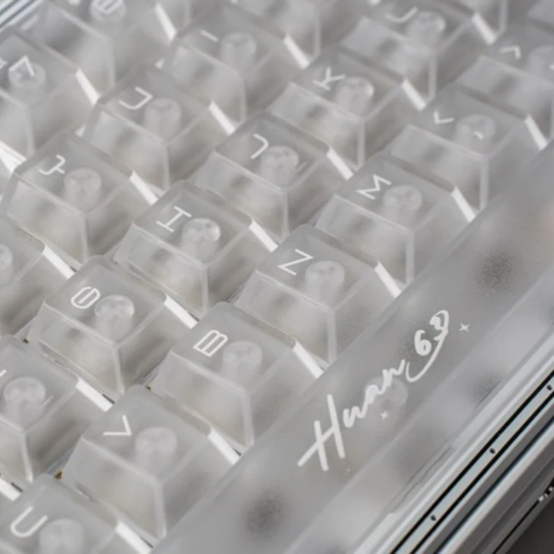 WLMouse HUAN63 HE Magnesium Alloys Keyboard (White) (KBD-HUAN63-WHITE-G)