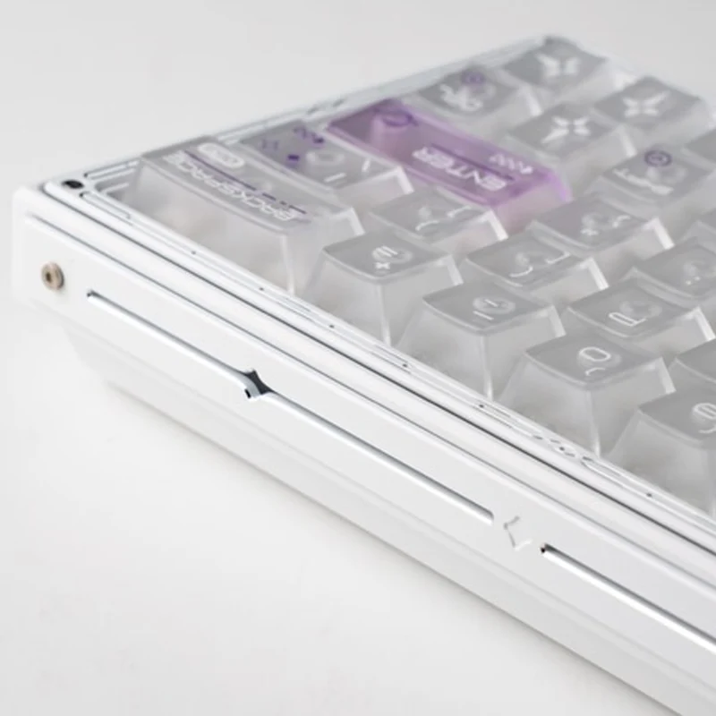 WLMouse HUAN63 HE Magnesium Alloys Keyboard (White) (KBD-HUAN63-WHITE-G)