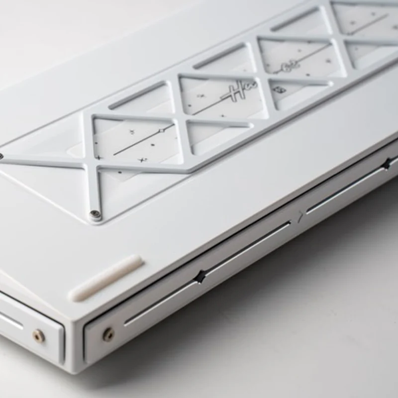 WLMouse HUAN63 HE Magnesium Alloys Keyboard (White) (KBD-HUAN63-WHITE-G)