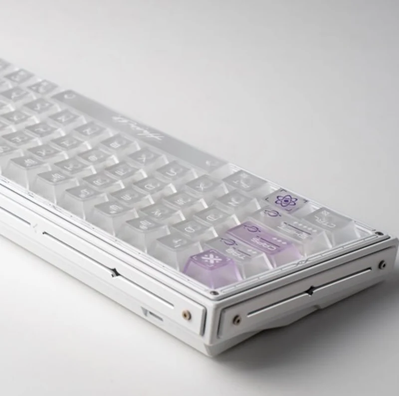 WLMouse HUAN63 HE Magnesium Alloys Keyboard (White) (KBD-HUAN63-WHITE-G)