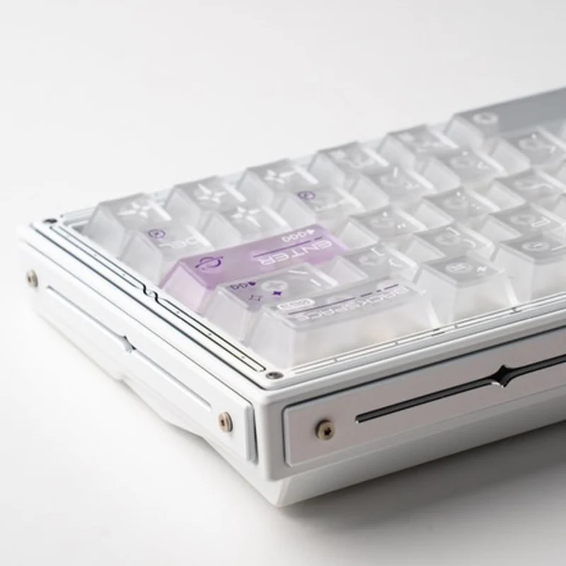 WLMouse HUAN63 HE Magnesium Alloys Keyboard (White) (KBD-HUAN63-WHITE-G)