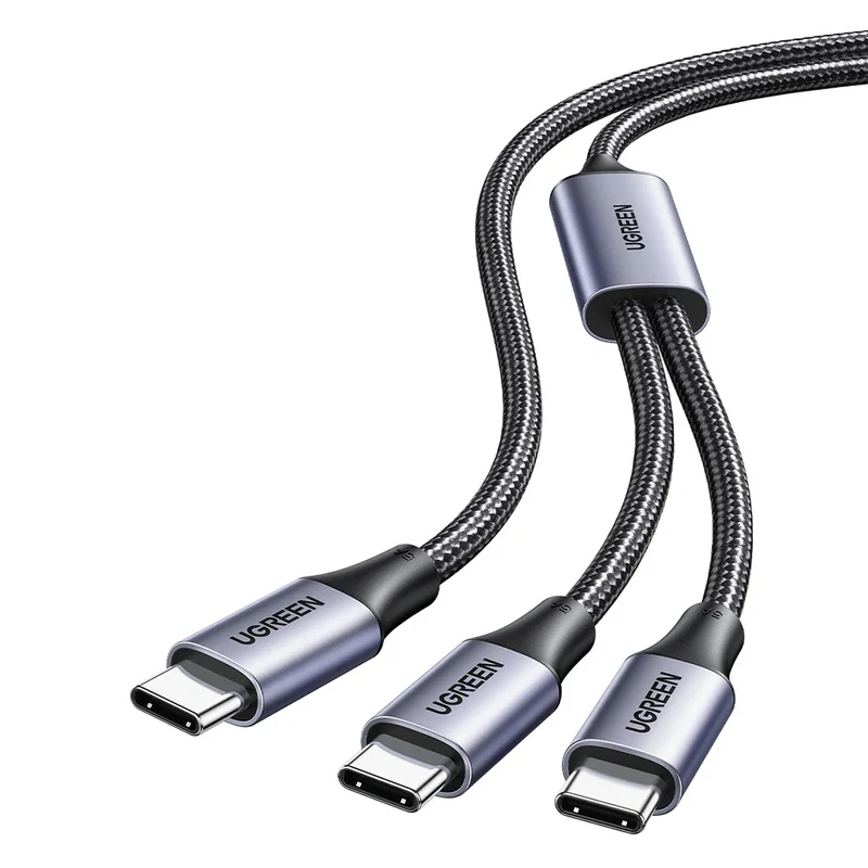 Ugreen 100W 2-in-1 USB-C to 2xUSB-C PD Fast Charging Cable - 1.5m (US561/35087)