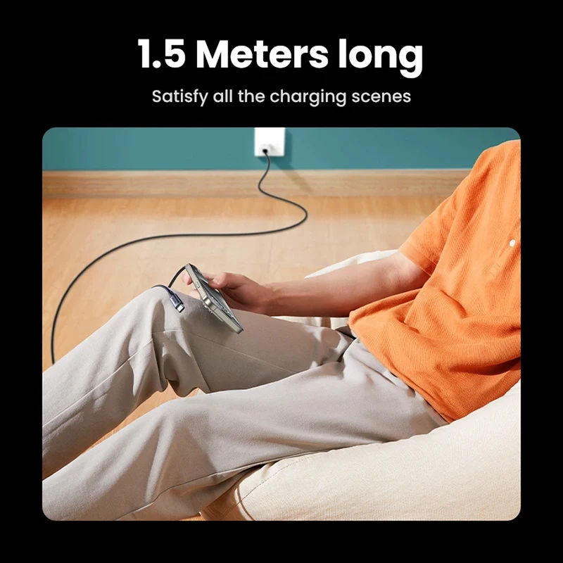 Ugreen 100W 2-in-1 USB-C to 2xUSB-C PD Fast Charging Cable - 1.5m (US561/35087)