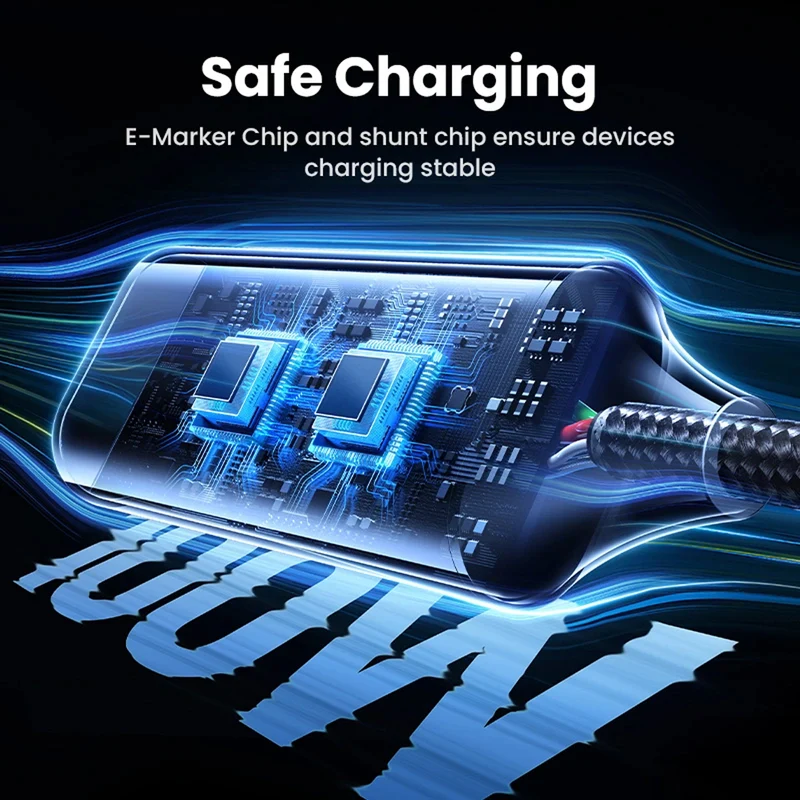 Ugreen 100W 2-in-1 USB-C to 2xUSB-C PD Fast Charging Cable - 1.5m (US561/35087)