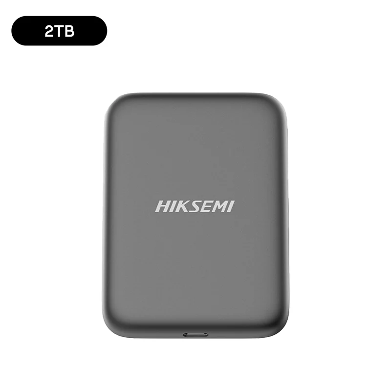 Hiksemi Elite 9 Magnet USB 3.2 Gen2 x2 Up to 2000MB/s Read & 1850Mb/s Write Type-C Portable SSD (Grey) (1TB, 2TB)