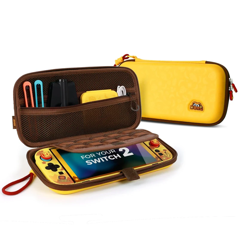 IINE Eva Storage Bag for Nintendo Switch 2 (Yellow) (L1179)