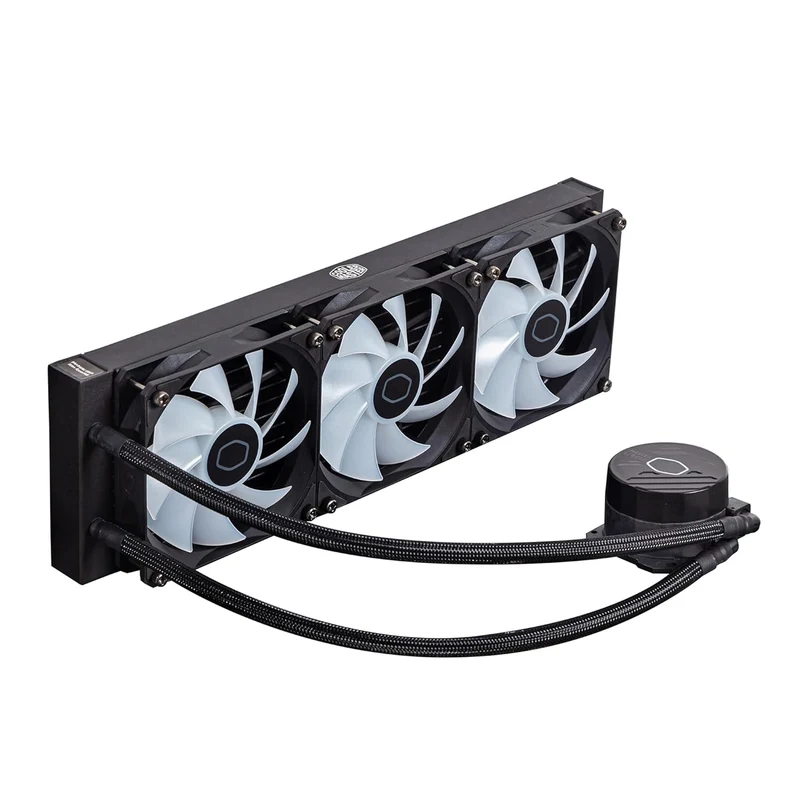 Cooler Master MasterLiquid 360L Core ARGB CPU Liquid Cooler (Black, White) (MLW-D36M-A18PZ-R1, MLW-D36M-A18PZ-RW)