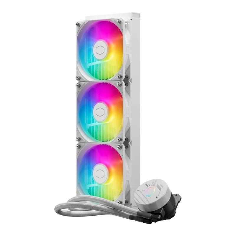 Cooler Master MasterLiquid 360L Core ARGB CPU Liquid Cooler (Black, White) (MLW-D36M-A18PZ-R1, MLW-D36M-A18PZ-RW)
