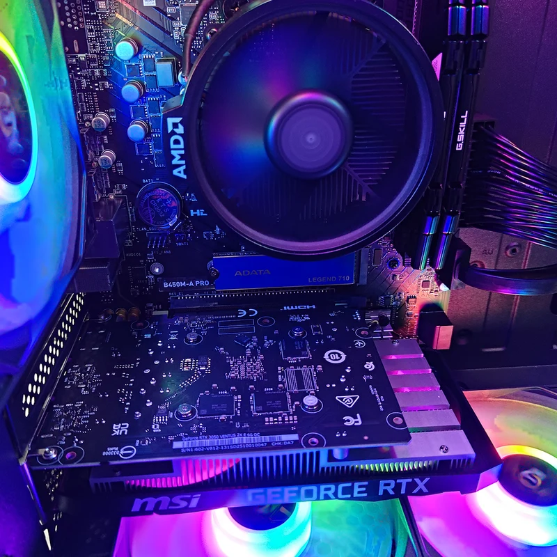 Alpha CX200M Black Desktop Gaming PC | AMD Ryzen 5 5600GT | 16 GB RAM | 512GB SSD | RTX 3050 | Windows 11 Pro