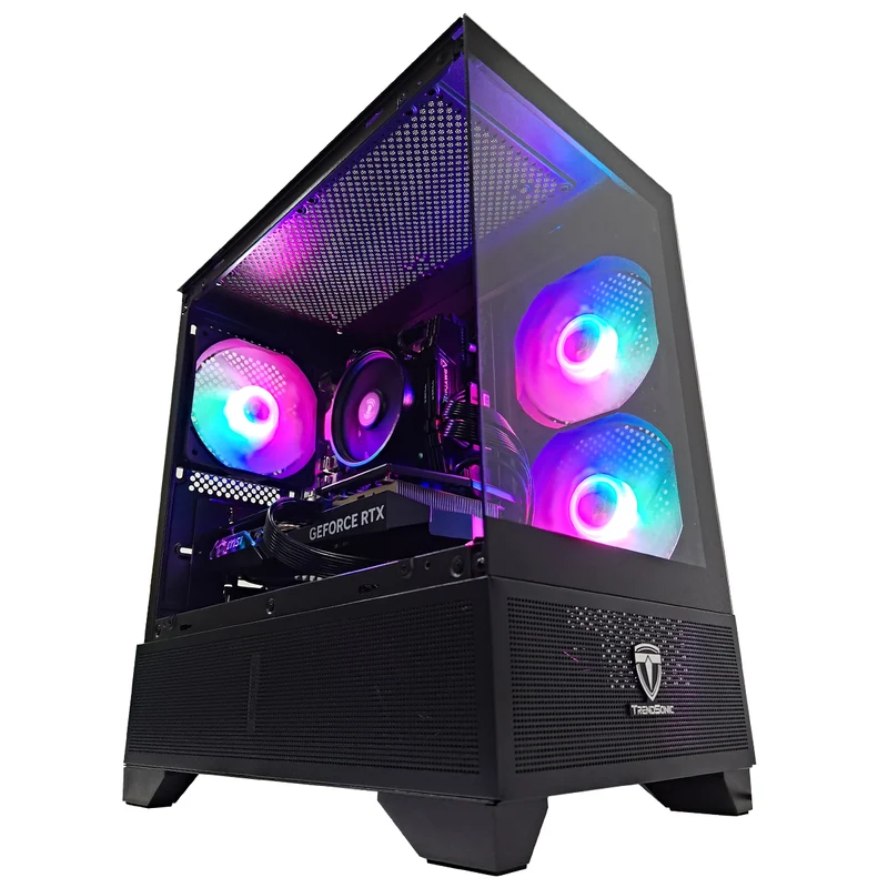 Alpha Eris TG Black Desktop Gaming PC | AMD Ryzen 5 5600GT | 16 GB RAM | 512GB SSD | RTX 4060 | Windows 11 Pro