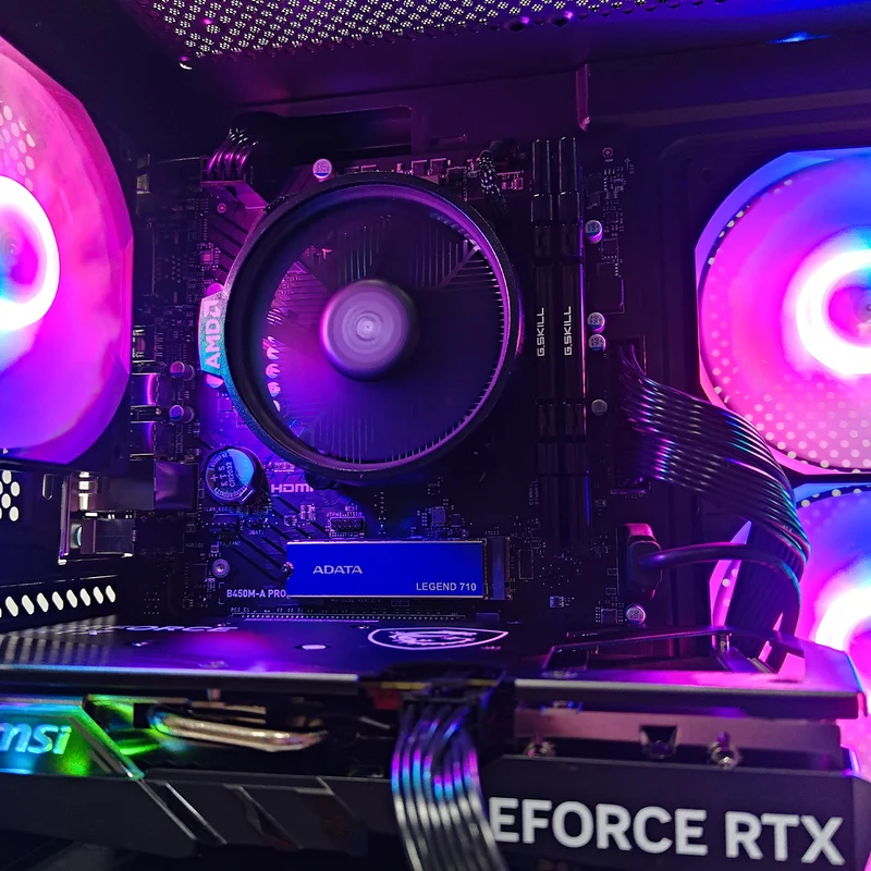 Alpha Eris TG Black Desktop Gaming PC | AMD Ryzen 5 5600GT | 16 GB RAM | 512GB SSD | RTX 4060 | Windows 11 Pro