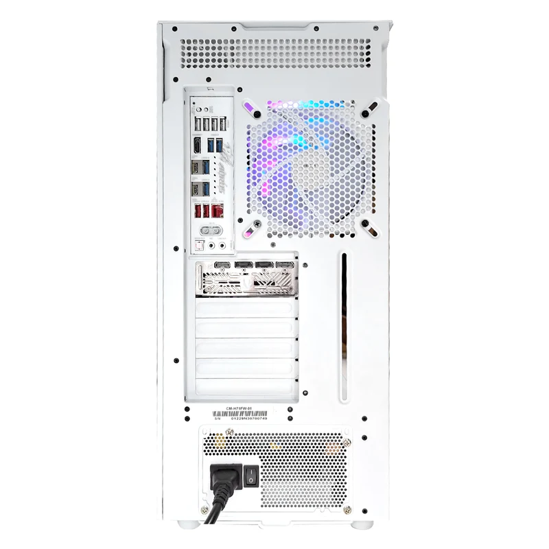 Optima H7 Flow White Desktop Gaming PC | AMD Ryzen 7 7800X3D | 32 GB RAM | 1 TB SSD | RTX 5070 | Windows 11 Pro