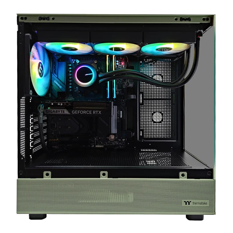Sophos View 270 Matcha Green Desktop Gaming PC | AMD Ryzen 7 9700X | 32GB RAM | 1TB SSD | RTX 5060 TI | Windows 11 Pro