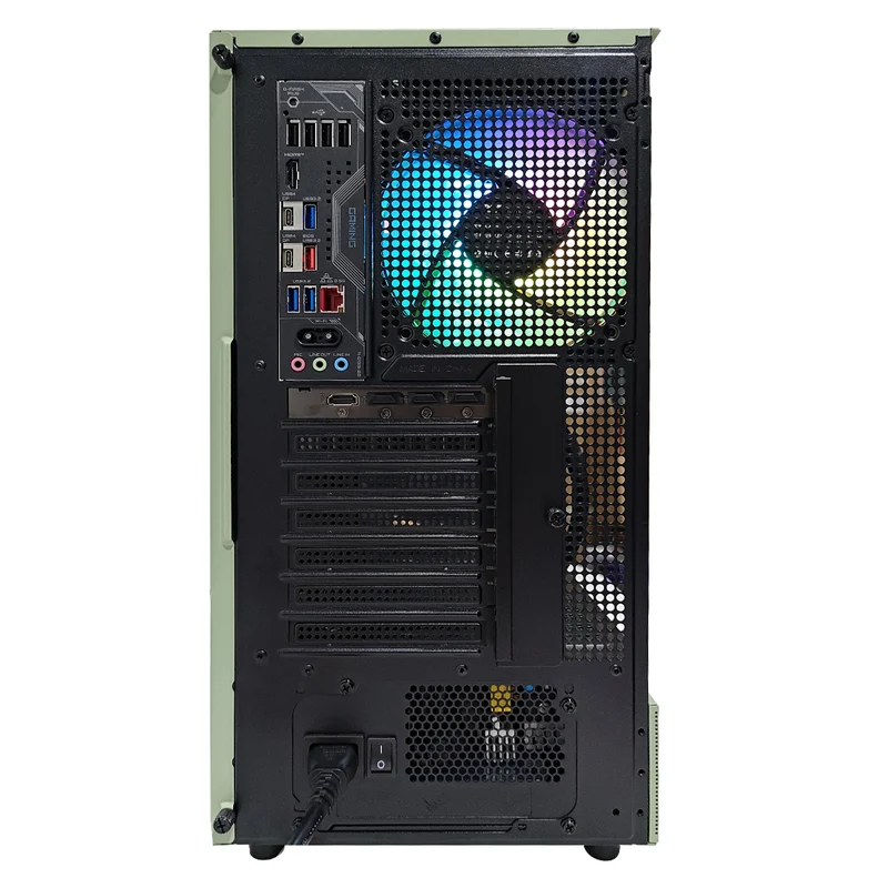 Sophos View 270 Matcha Green Desktop Gaming PC | AMD Ryzen 7 9700X | 32GB RAM | 1TB SSD | RTX 5060 TI | Windows 11 Pro