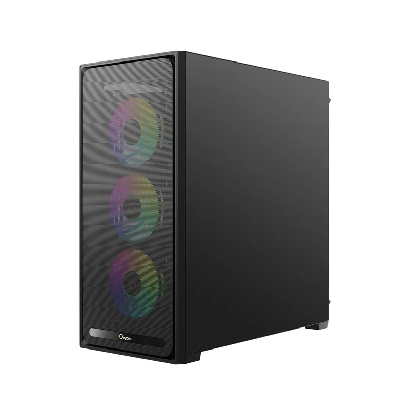 Ocypus Delta C70 ARGB Mid-Tower PC Case (Black, White)