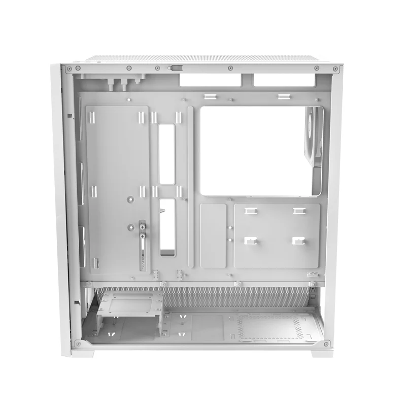 Ocypus Delta C70 ARGB Mid-Tower PC Case (Black, White)