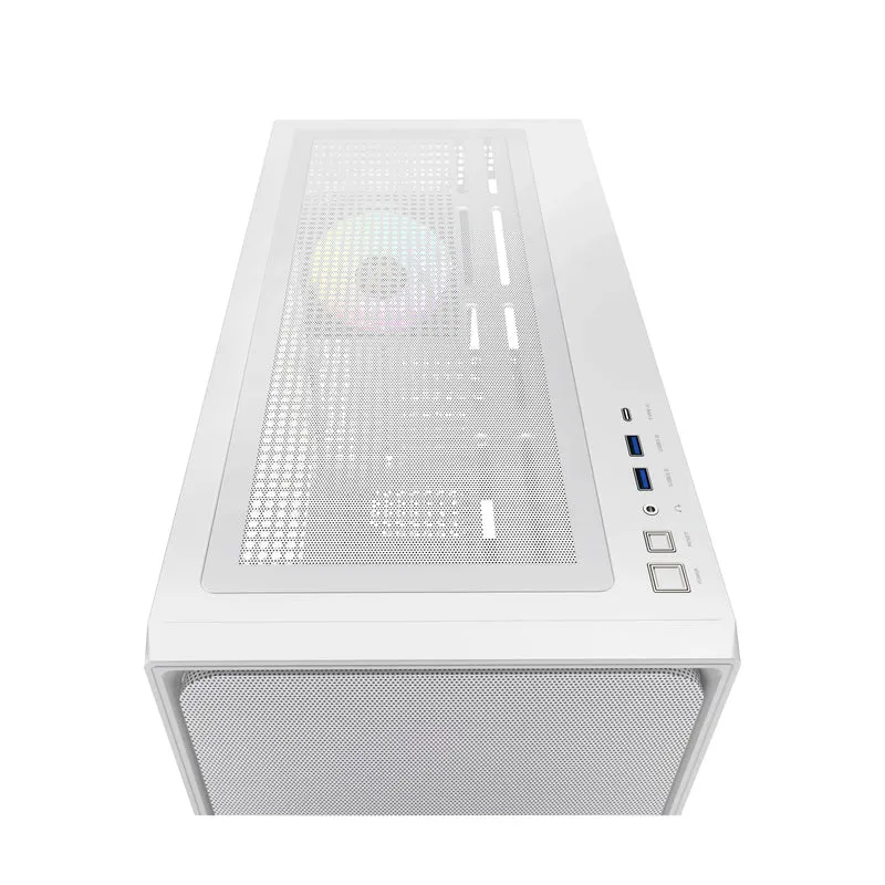 Ocypus Delta C70 ARGB Mid-Tower PC Case (Black, White)