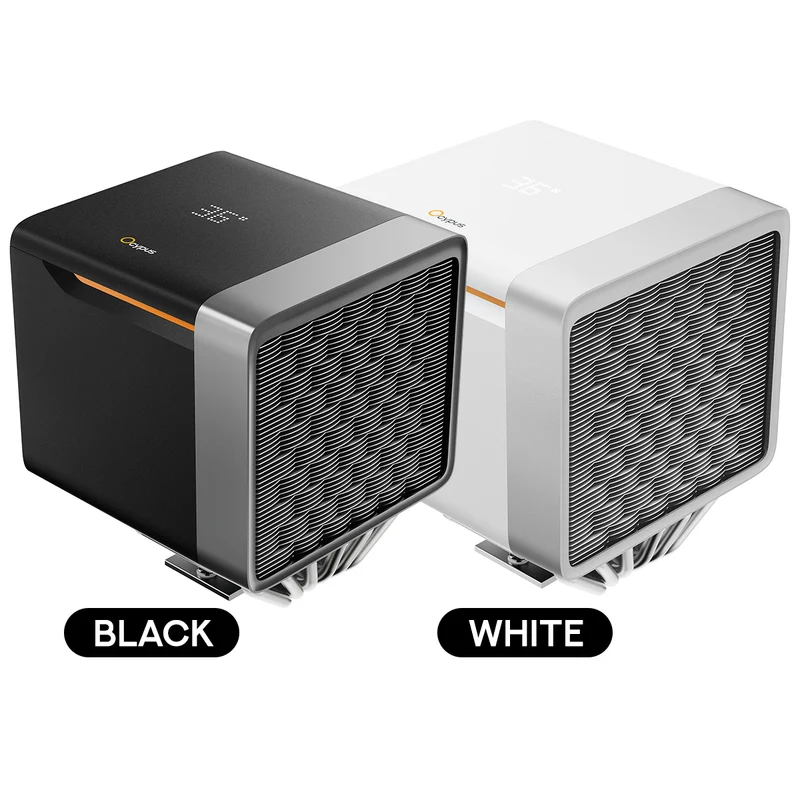 Ocypus Delta A62 EX Digital CPU Air Cooler (Black, White)