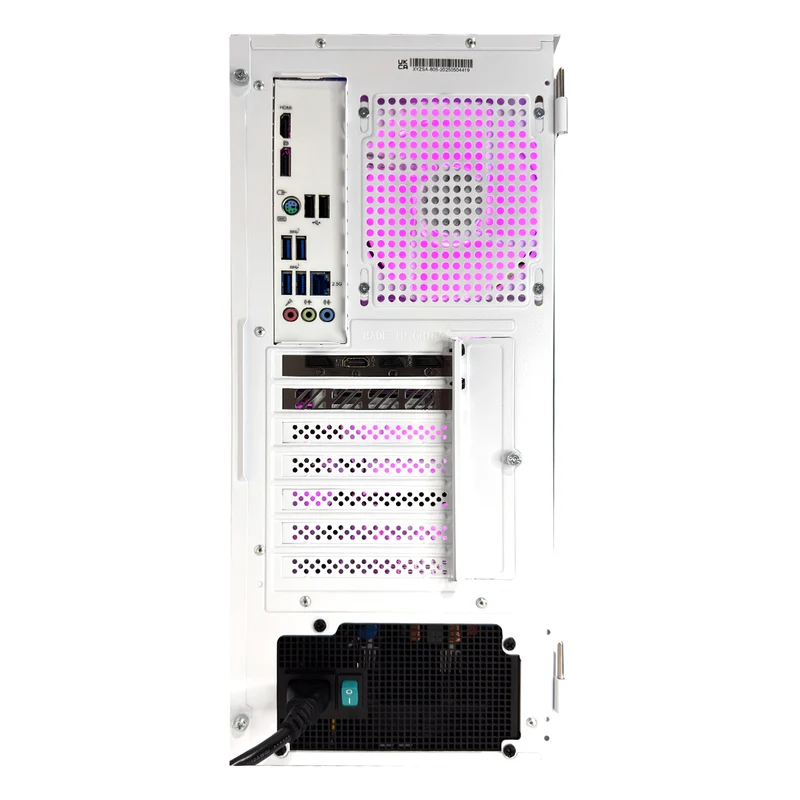 Alpha Airone 100 Mesh White Desktop Gaming PC | AMD Ryzen 5 5600 | 16GB RAM | 512GB SSD | RTX 4060 | Windows 11 Pro