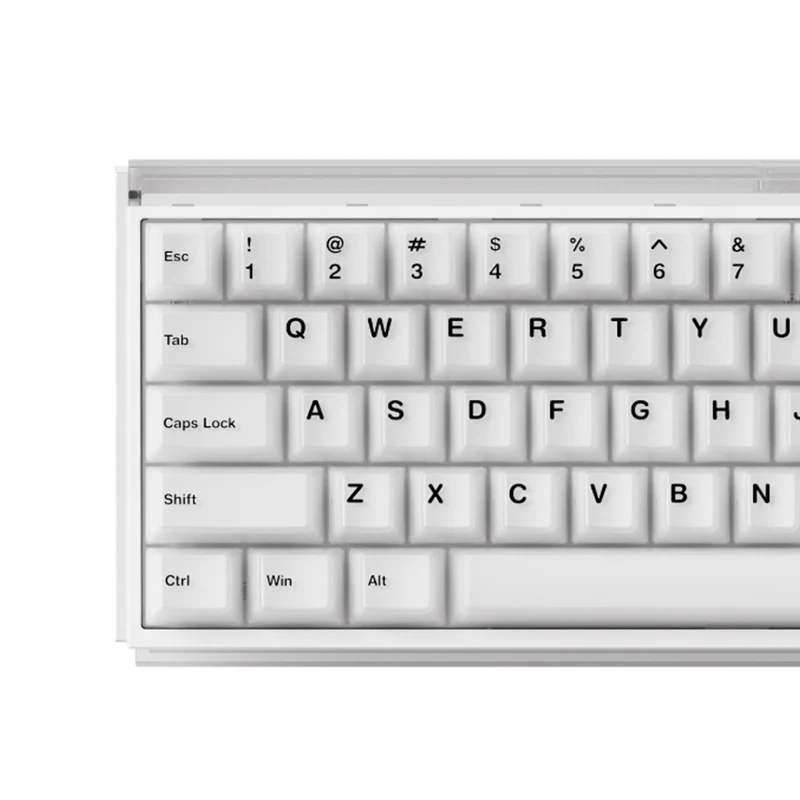 Akko Ray68 RGB Wired Mechanical Keyboard (Misty White) (Akko AstroAim Magnetic Switch) (101-RA68B-001)