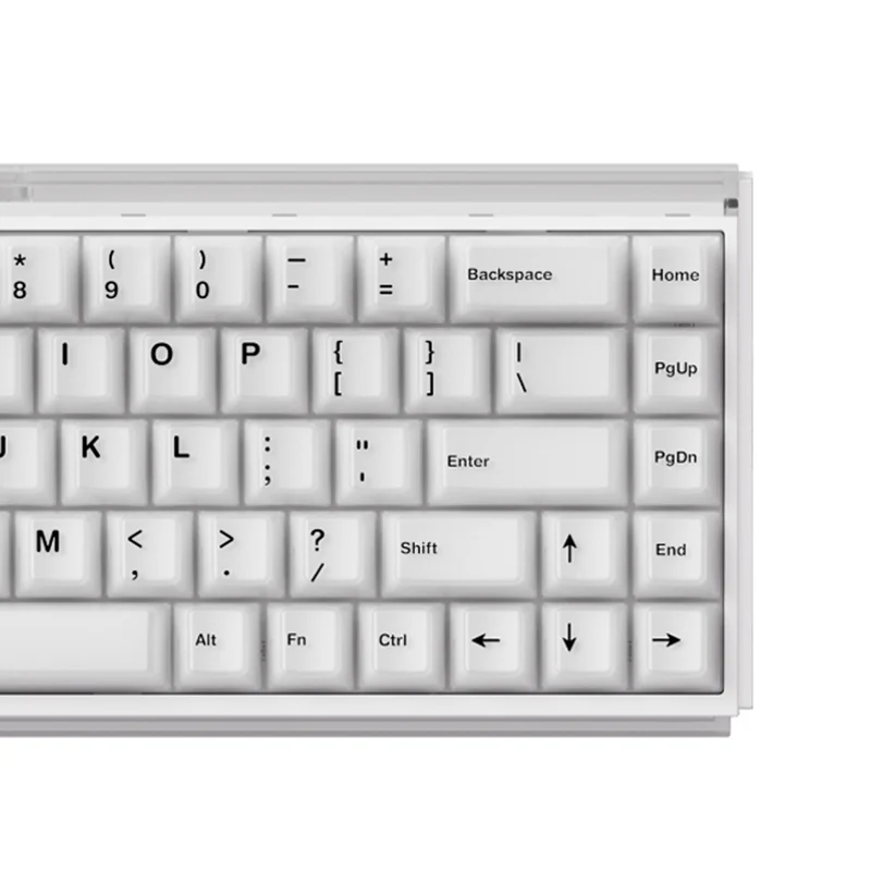Akko Ray68 RGB Wired Mechanical Keyboard (Misty White) (Akko AstroAim Magnetic Switch) (101-RA68B-001)