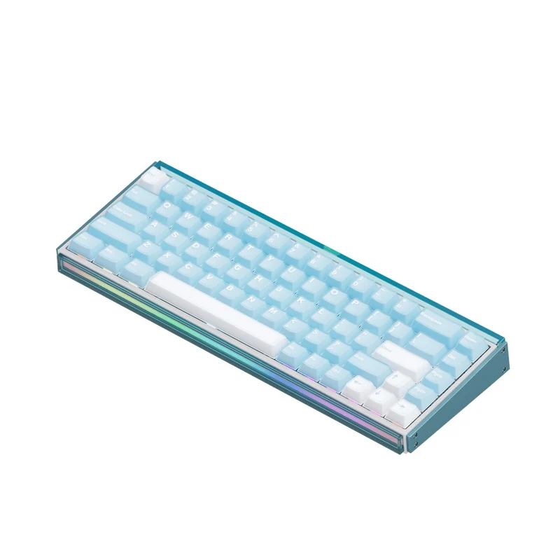 Akko Ray68 RGB Wired Mechanical Keyboard (Misty Blue) (Akko AstroAim Magnetic Switch) (101-RA68B-005)