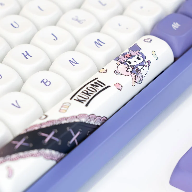 Akko Kuromi 3108 V3 Wired Mechanical Keyboard (Akko Frost Pink Switch)