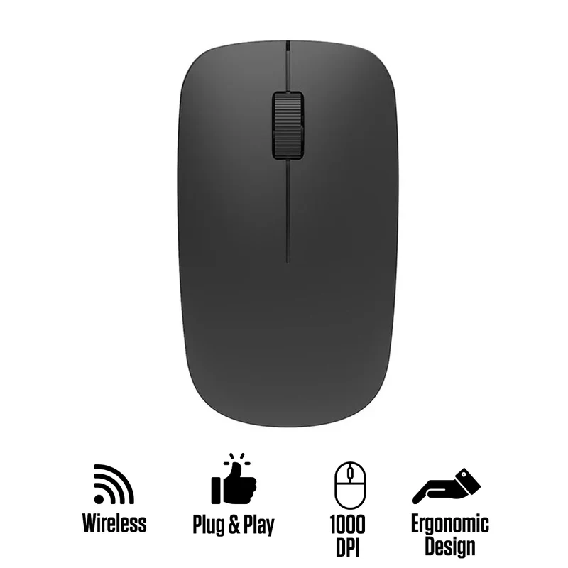 Nacodex x Ajazz NJ06 Wireless 2.4G Mouse (Black)