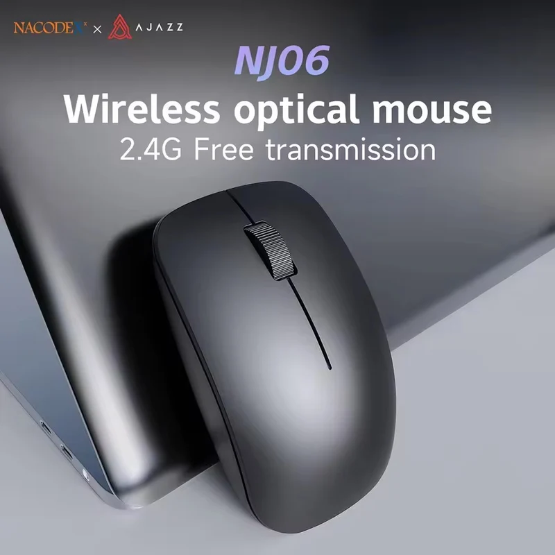 Nacodex x Ajazz NJ06 Wireless 2.4G Mouse (Black)