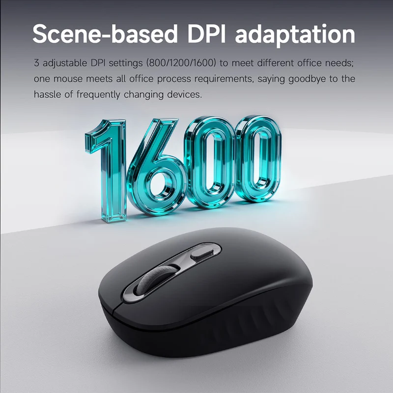 Nacodex x Ajazz NJ04 Wireless 2.4G Single-mode Lightweight Mouse (Black)