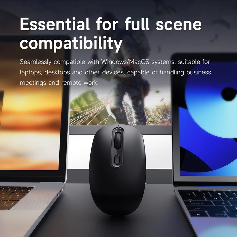 Nacodex x Ajazz NJ04 Wireless 2.4G Single-mode Lightweight Mouse (Black)