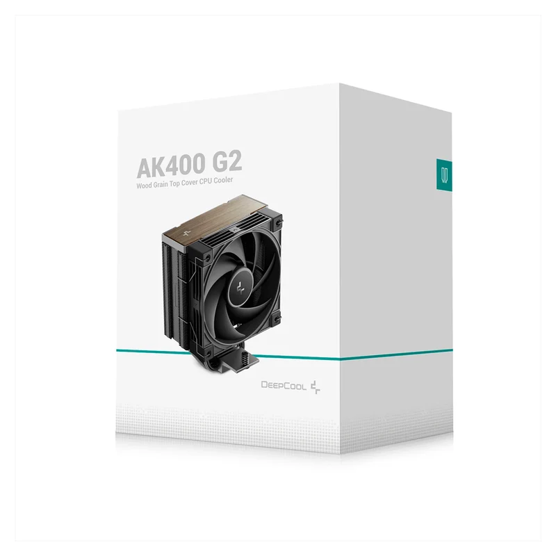 DeepCool AK400 G2 Wood Grain Top Cover CPU Cooler (Black) (R-AK400G2-BKNNMN-GJD)