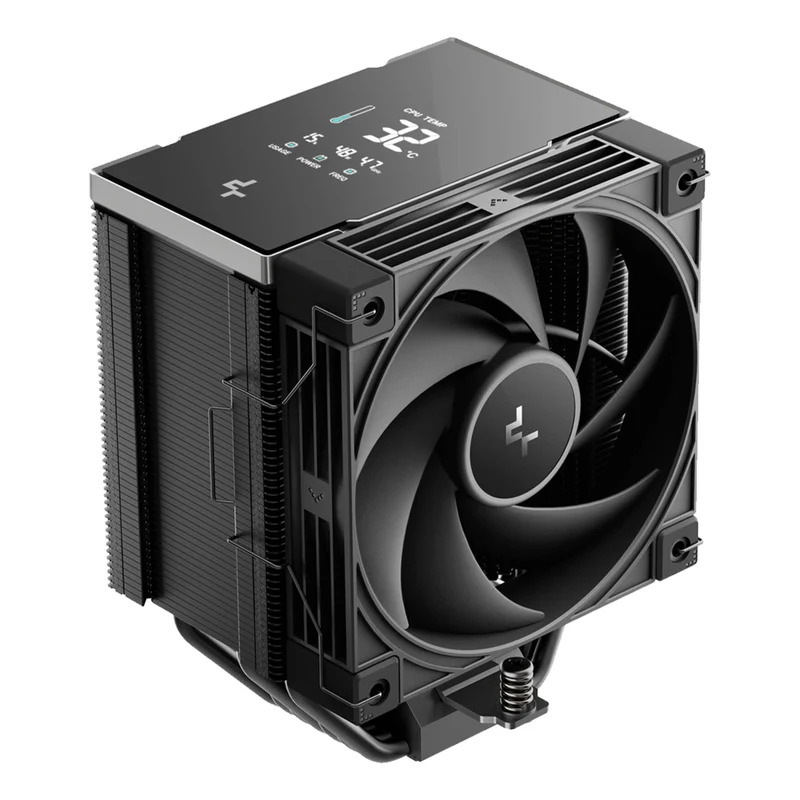 DeepCool AK700 Digital AI Dynamic Adjustment CPU Cooler with Digital Display (Black, White)