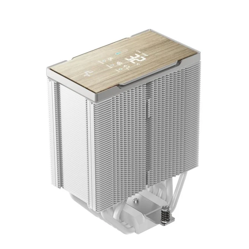 DeepCool AK700 Digital AI Dynamic Adjustment CPU Cooler with Digital Display (Black, White)