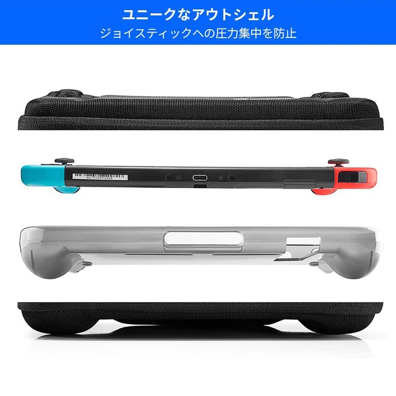NSW TOMTOC TRAVEL CASE COMBO SET DESIGNED FOR N-SWITCH (BLACK) (A05-008D)